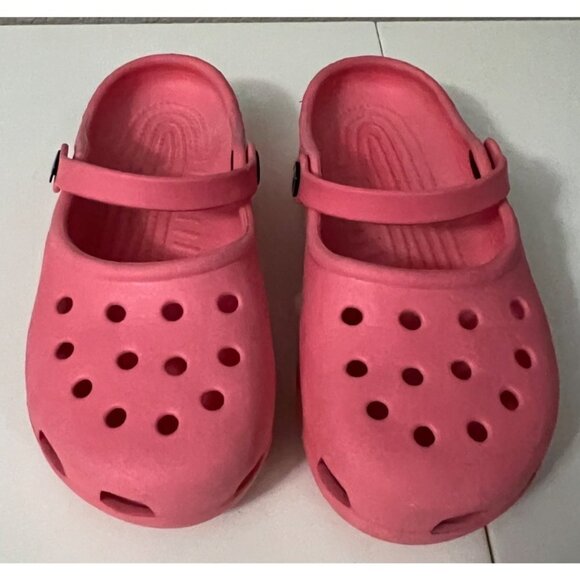Crocs | Women's‎ Pink Slides Mules Sz 7 - Picture 2 of 6